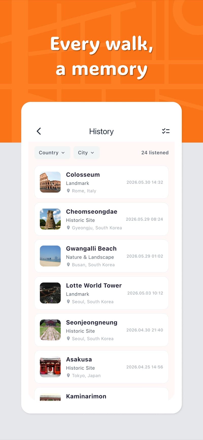 Plori — listen in 11 languages