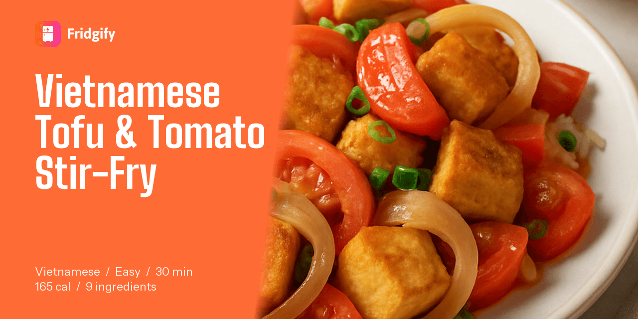 How to Make Vietnamese Tofu and Tomato Stir-Fry (30-Minute Easy Đậu Phụ Xào Cà Chua)