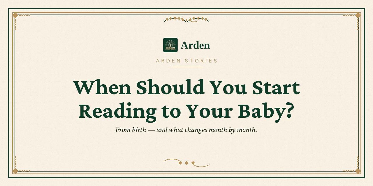 When Should You Start Reading to Your Baby?