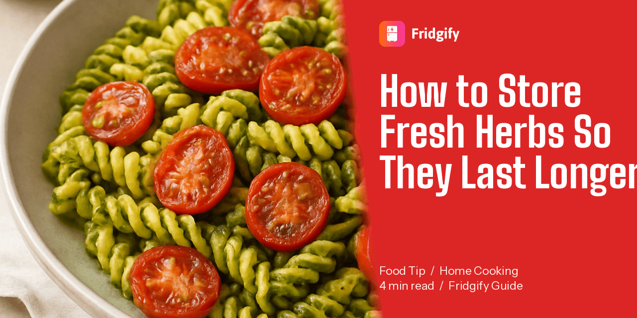 How Do I Store Fresh Herbs So They Last Longer? (A Cook's Guide)