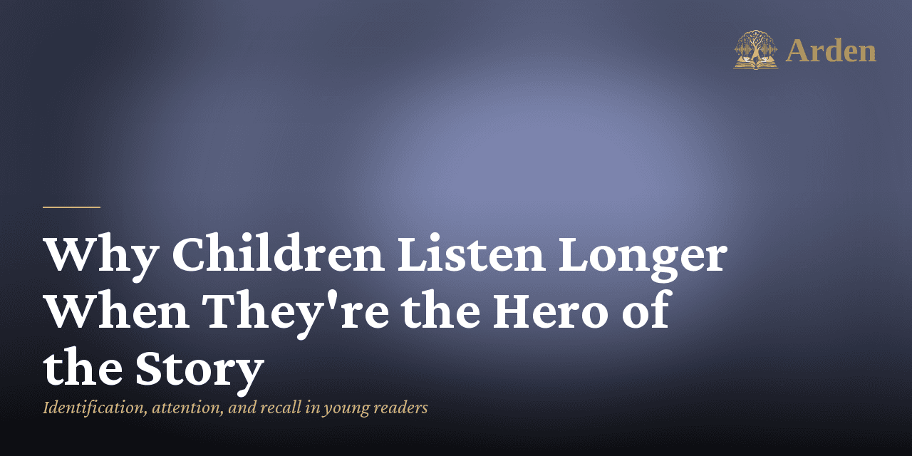 Why Children Listen Longer When They're the Hero of the Story